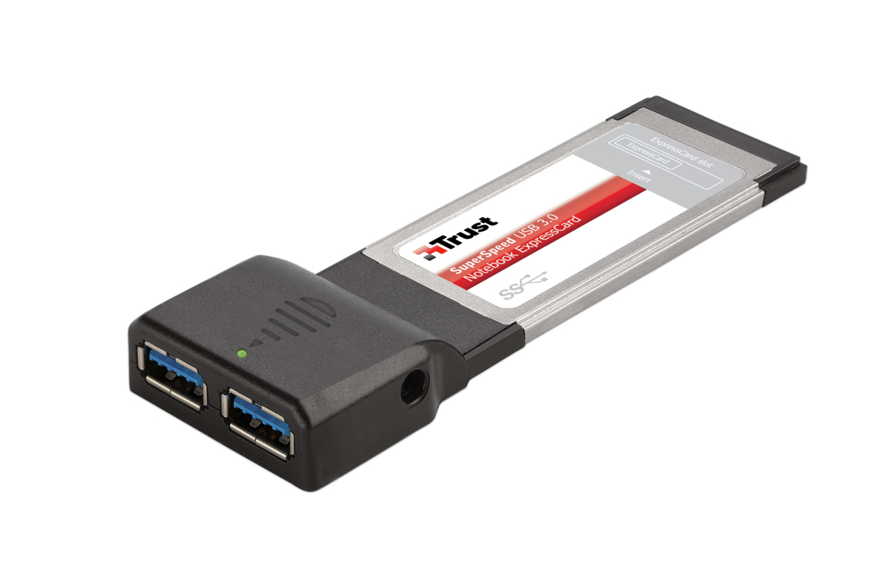 Trust 2-Port USB 3.0 ExpressCard