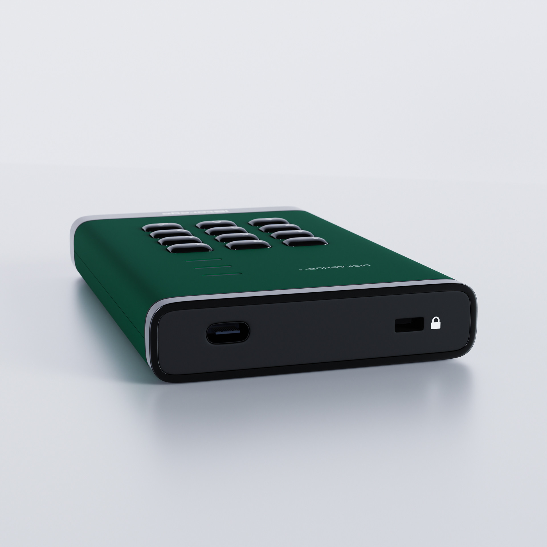 iStorage diskAshur³ HDD 500GB Green | Secure Portable Hard Drive | FIPS 140-3 Level 3 Complaint |Common Criteria EAL 5+ | PIN protected | AES-XTS 256-bit hardware encryption | GDPR, TAA Compliant | Dust/Water Resistant | image 5