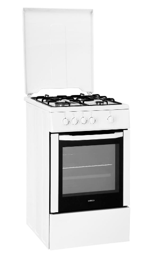Beko CSG52001DW cooker Freestanding cooker Natural gas Gas White