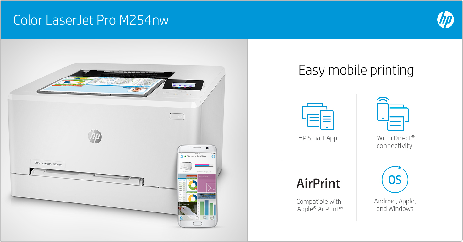 HP Color LaserJet Pro M254nw Colour – image 8