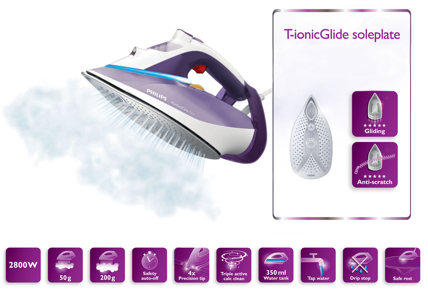 Philips PerfectCare Azur GC4918/30 Steam iron – image 3