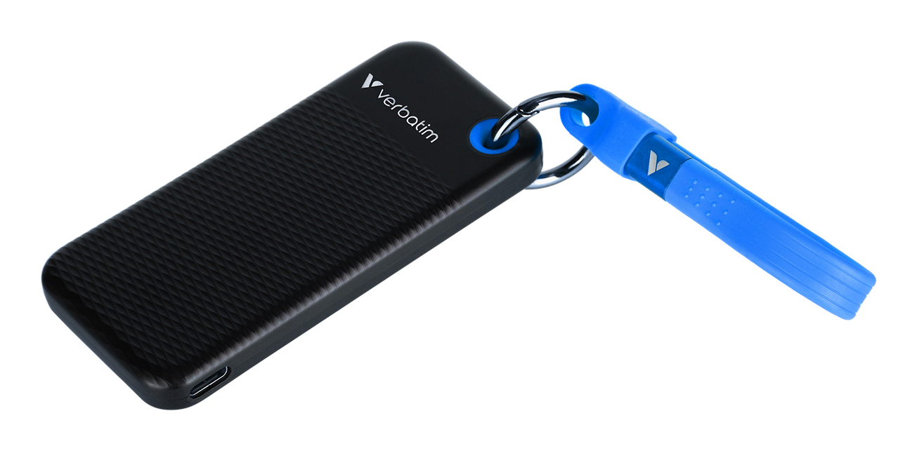 Verbatim Pocket SSD USB 3.2 Gen 2 512GB Black/Blue image 2