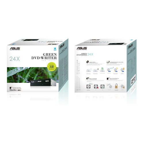 ASUS DRW-24D3ST optical disc drive Internal DVD-RW Black – image 3