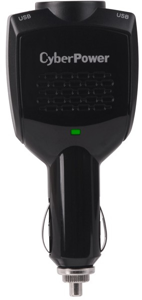 CyberPower CPTDC2U1DCRC1 mobile device charger Mobile phone, MP3, MP4, PDA, Tablet Black Cigar lighter Auto – image 2