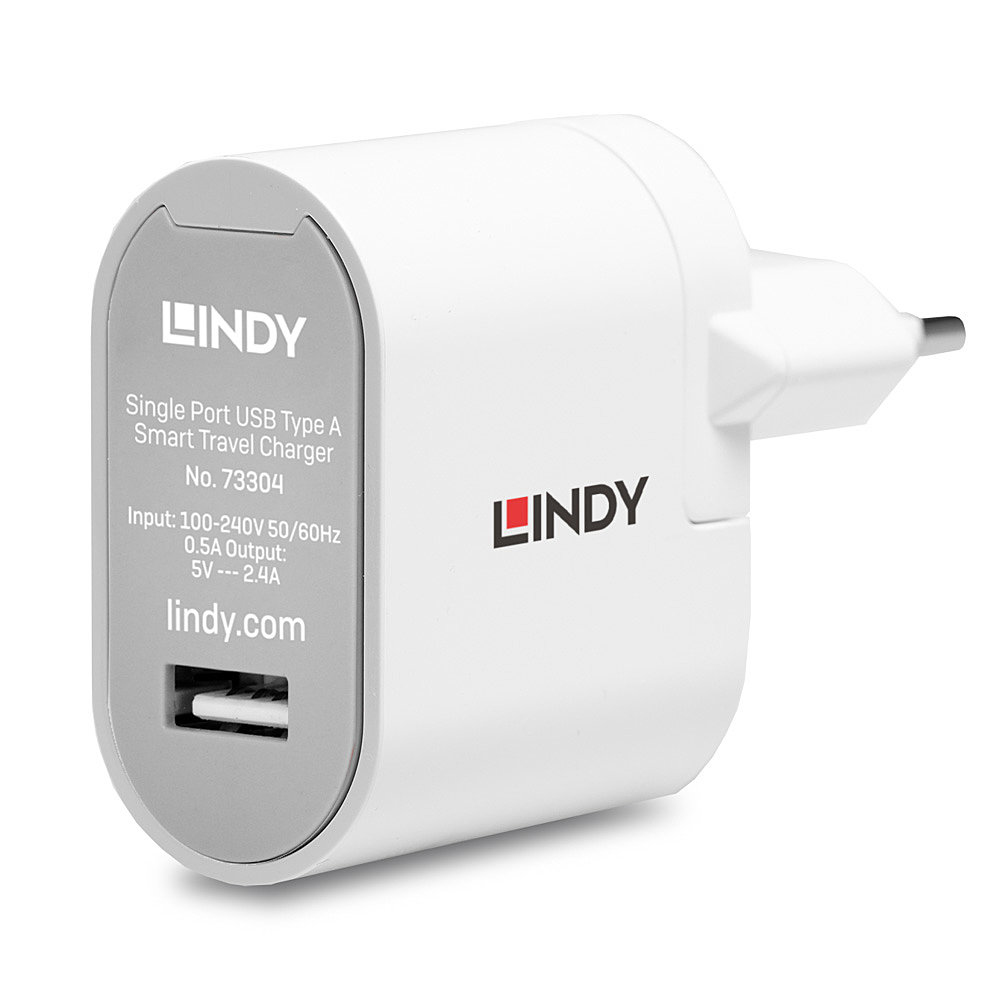Lindy Single Port USB Type A Travel Charger – image 2