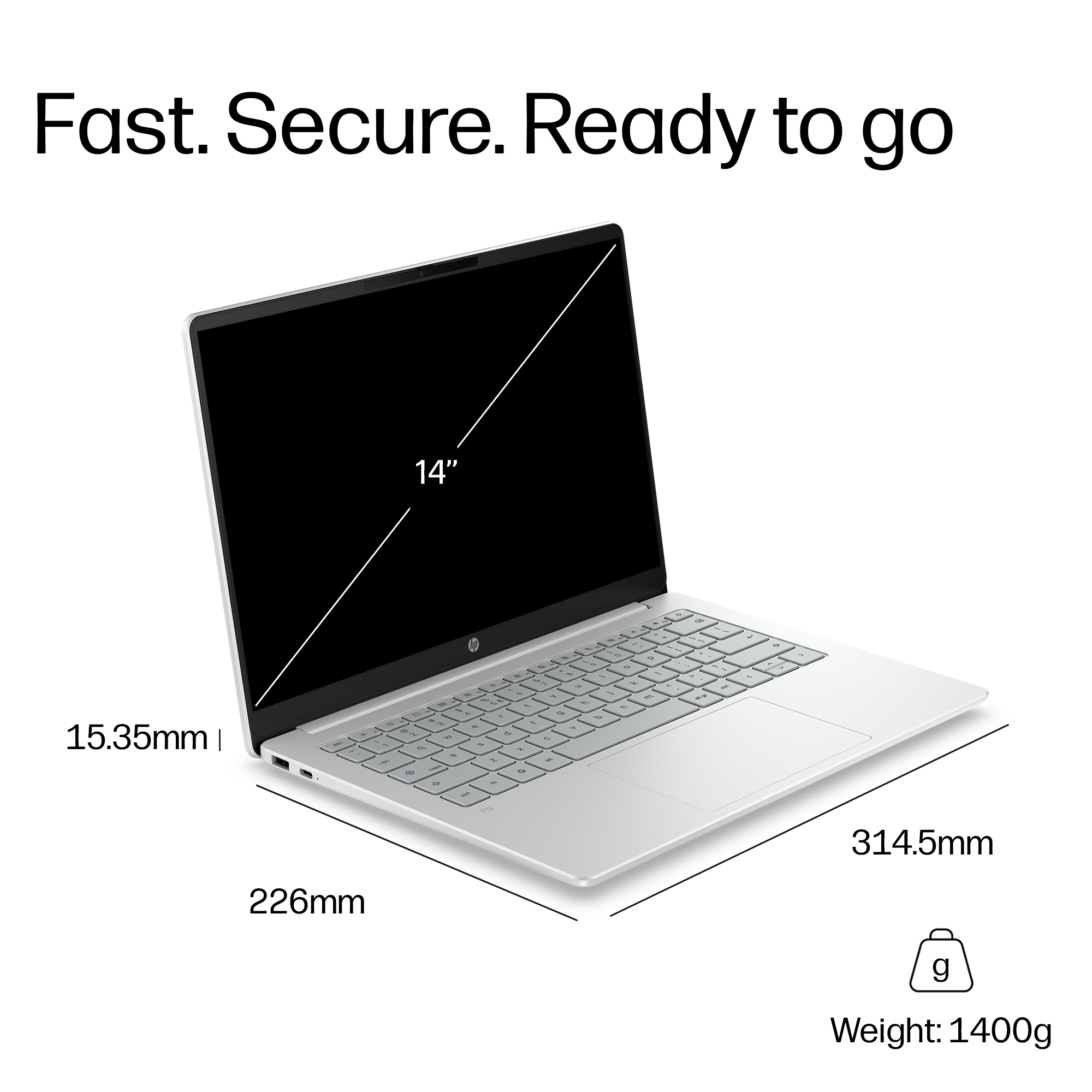 HP Chromebook 14a-nk0003nax – image 7