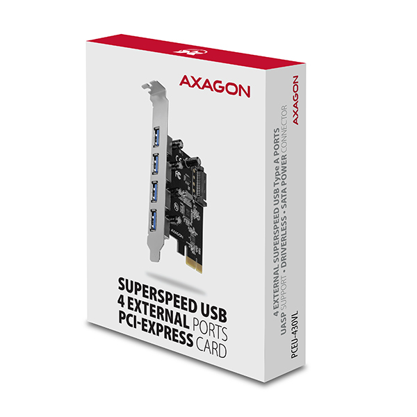 Axagon PCEU-430VL interface cards/adapter Internal USB 3.2 Gen 1 (3.1 Gen 1) – image 6