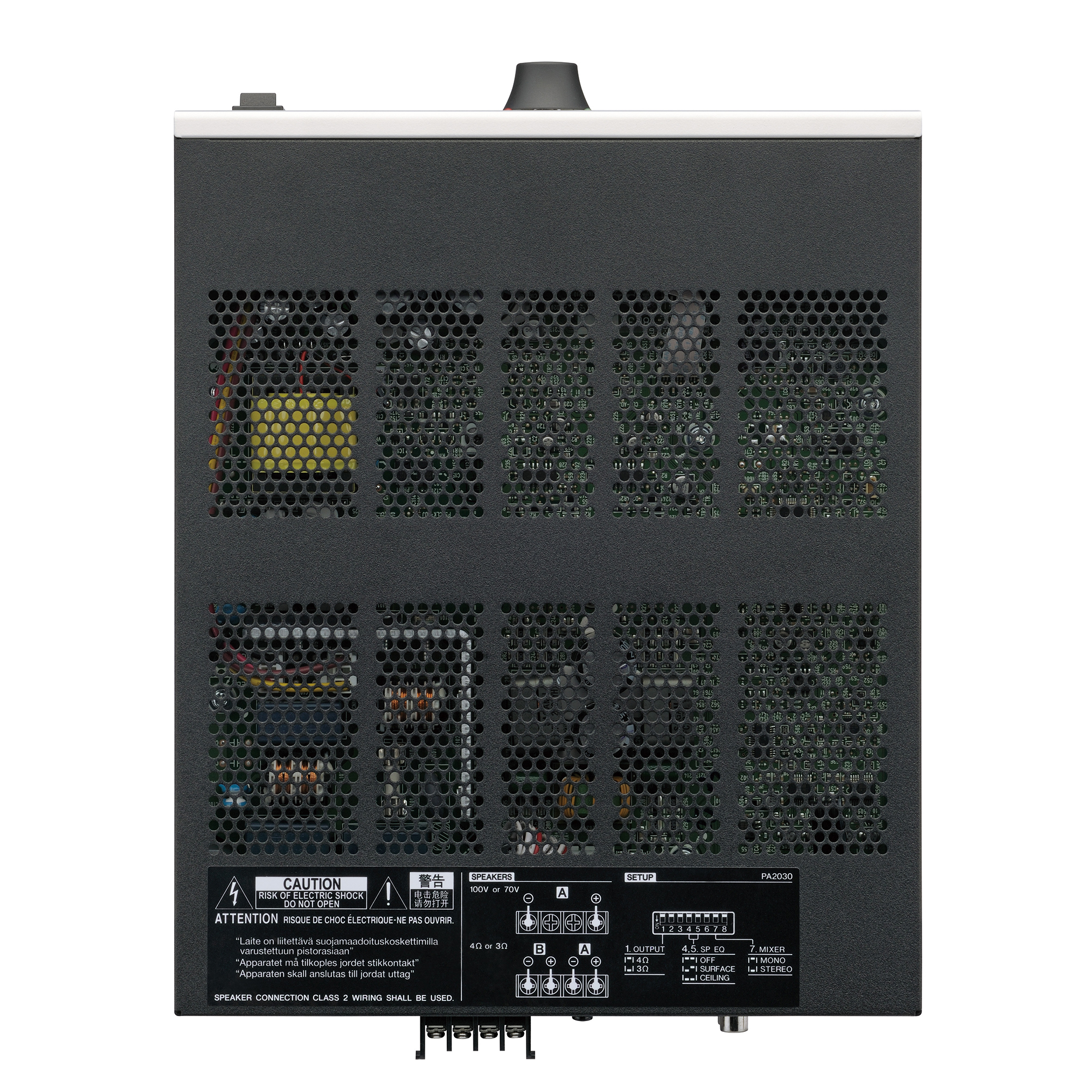 Yamaha PA2030 audio amplifier Home Black, Grey – image 6