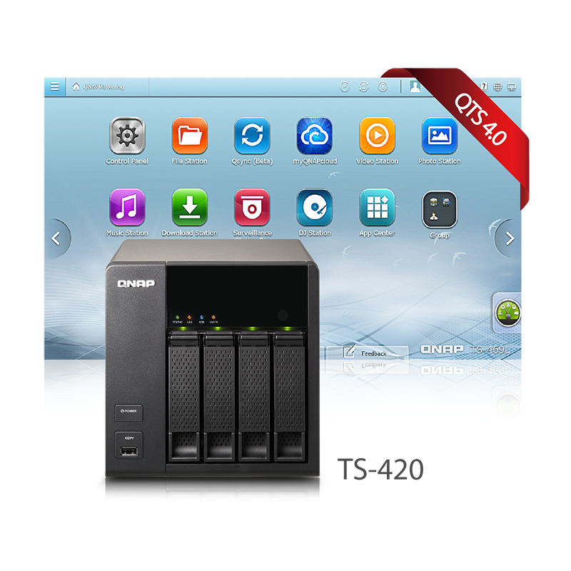 QNAP TS-420, 4x2TB, 2xD-Link DCS-932L – image 3