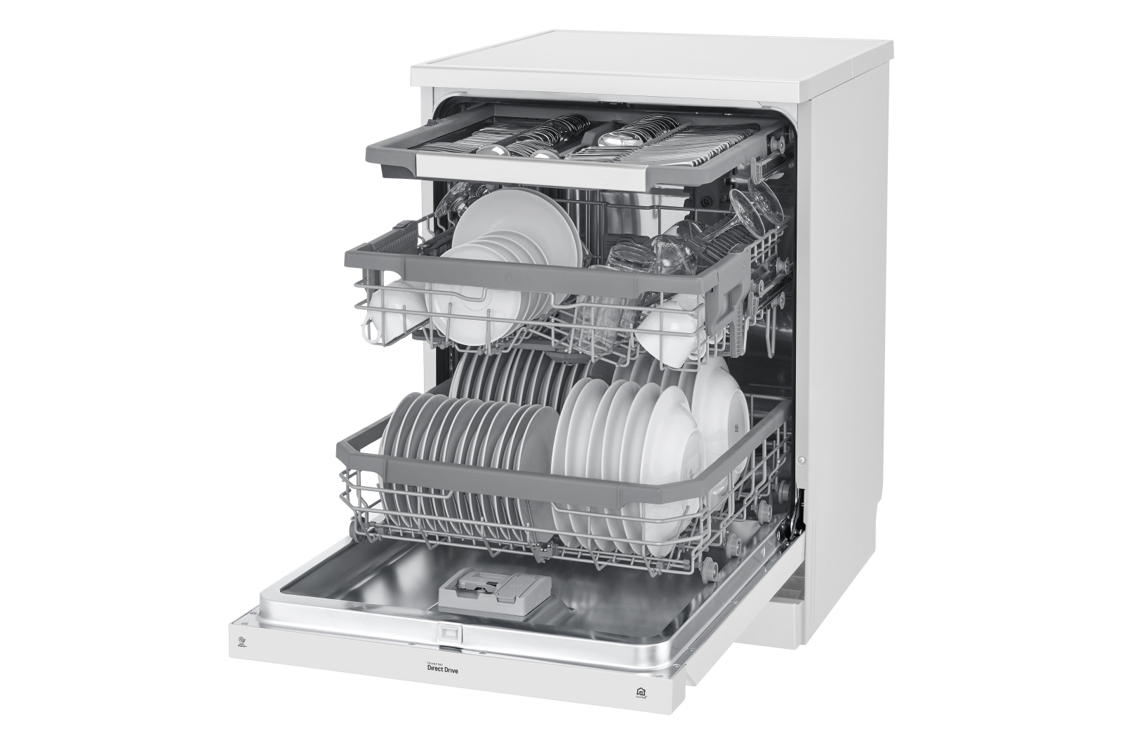 LG DF215FW dishwasher Freestanding 14 place settings – image 8