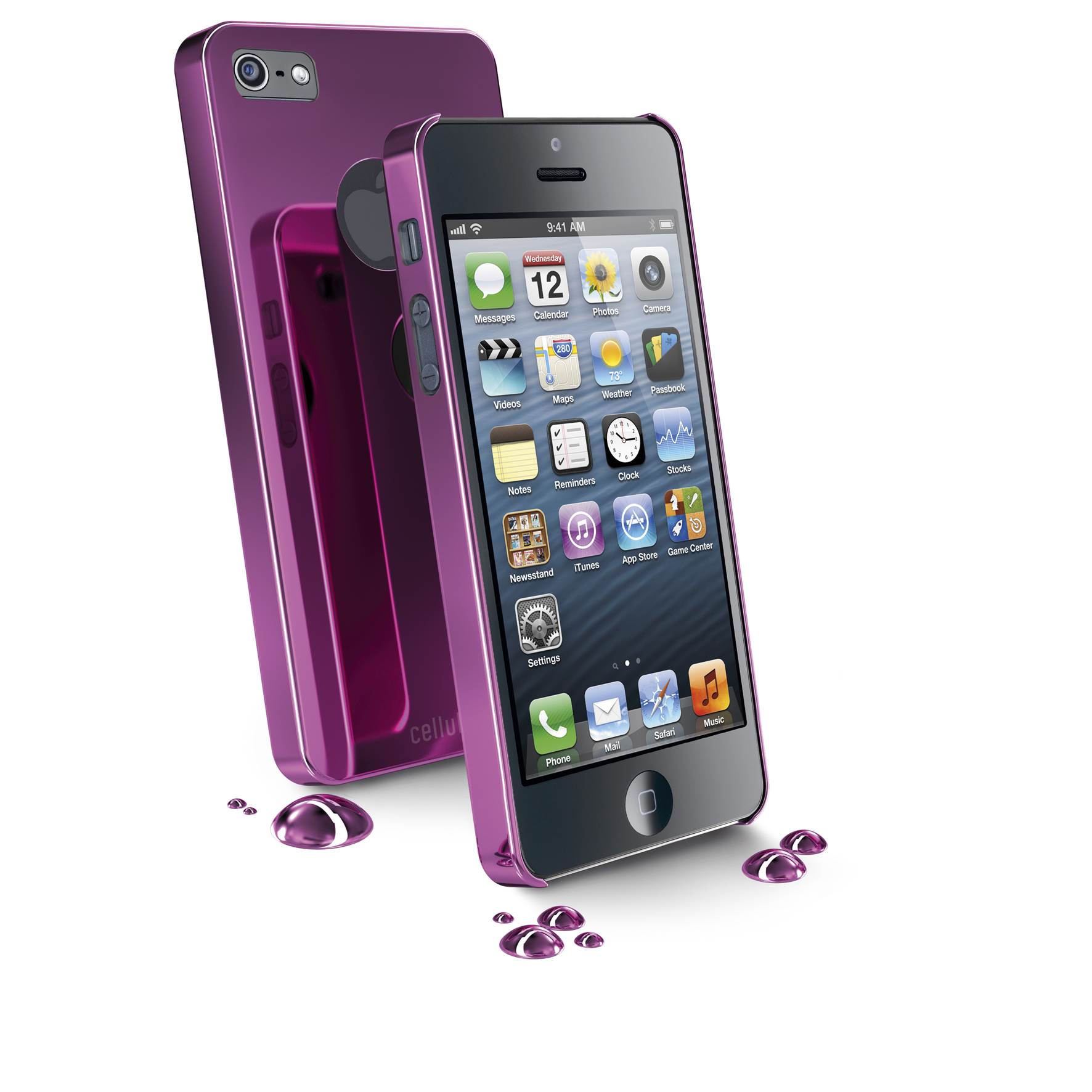 Cellularline CHRMIPHONE5P mobile phone case Cover Purple – image 1