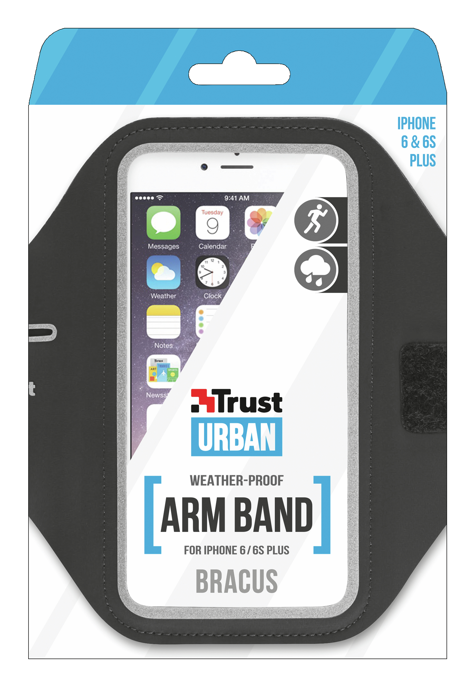 Trust 20896 mobile phone case Armband case Lime – image 5