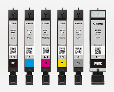 Canon BCI-371+370/6MP ink cartridge Original Standard Yield Photo black, Photo cyan, Photo grey, Photo magenta, Black, Photo yellow – image 2