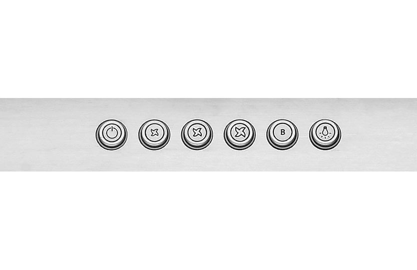 Hotpoint HDF6.5SAB cooker hood Wall-mounted Stainless steel 474 m³/h – image 3
