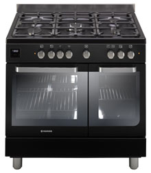 Hoover HGD9395BL Freestanding cooker Gas Black