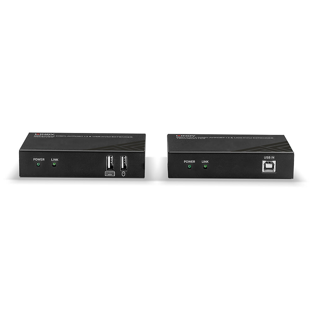 Lindy 100m Cat.6 DisplayPort 1.2 & USB KVM Extender – image 3