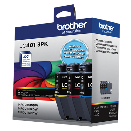Brother LC4013PKS ink cartridge 1 pc(s) Original Standard Yield Cyan, Magenta, Yellow – image 4