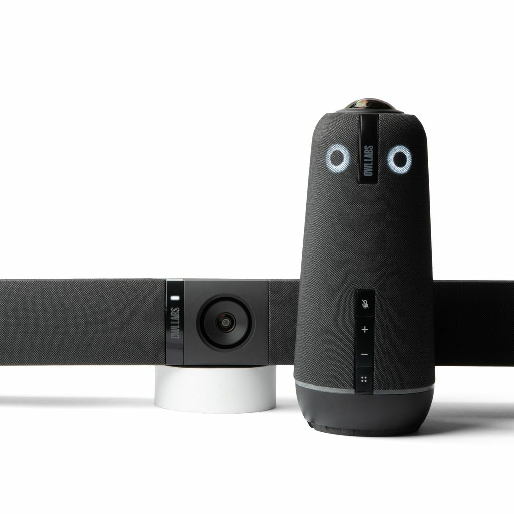Owl Labs Bundle Meeting Owl 4 e Owl Bar - Bundle intelligente per conferenze multi-videocamera 4K a 360 gradi (messa a fuoco au