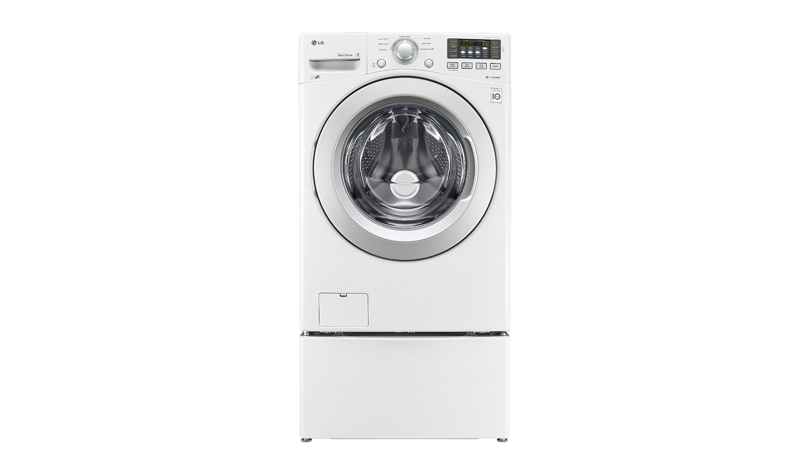 LG WM3170CW washing machine Front-load 1300 RPM White