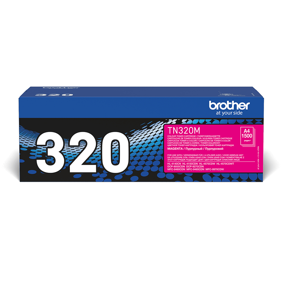 Brother TN-320M värikasetti 1 kpl Alkuperäinen Magenta