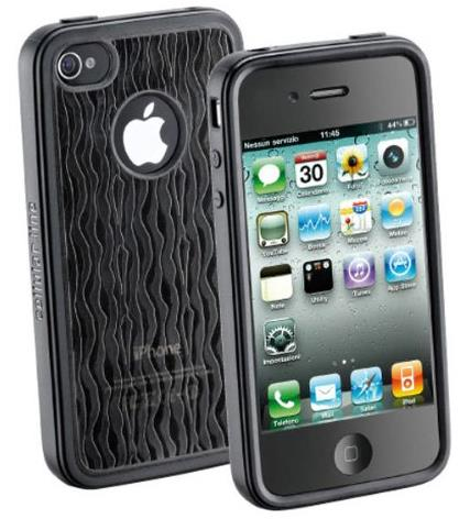 Cellularline FUSIONIPHONE4SBK mobile phone case Cover Black