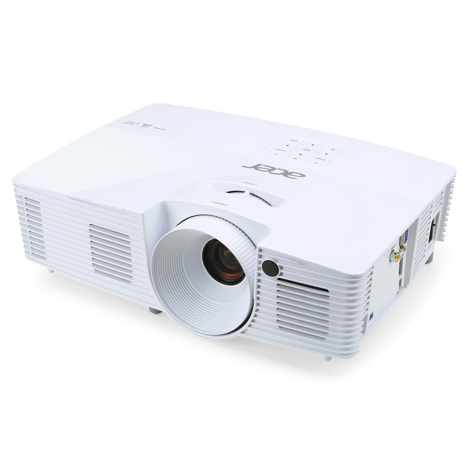 Acer X134PWH Standard throw projector 3400 ANSI lumens DLP WXGA (1280x800) 3D White