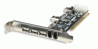 Manhattan Hi-Speed USB 2.0/FireWire Combo Card – image 2