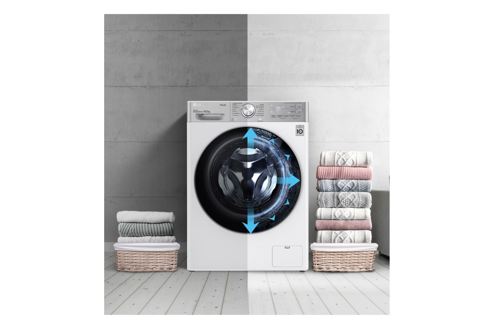 LG F6WV9510P2W washing machine Front-load – image 5