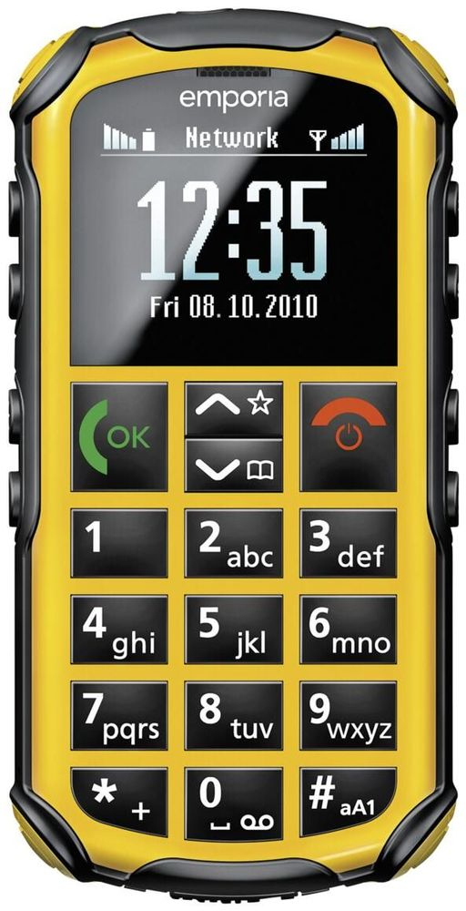 Emporia SOLIDPlus 4.57 cm (1.8") 142 g Yellow
