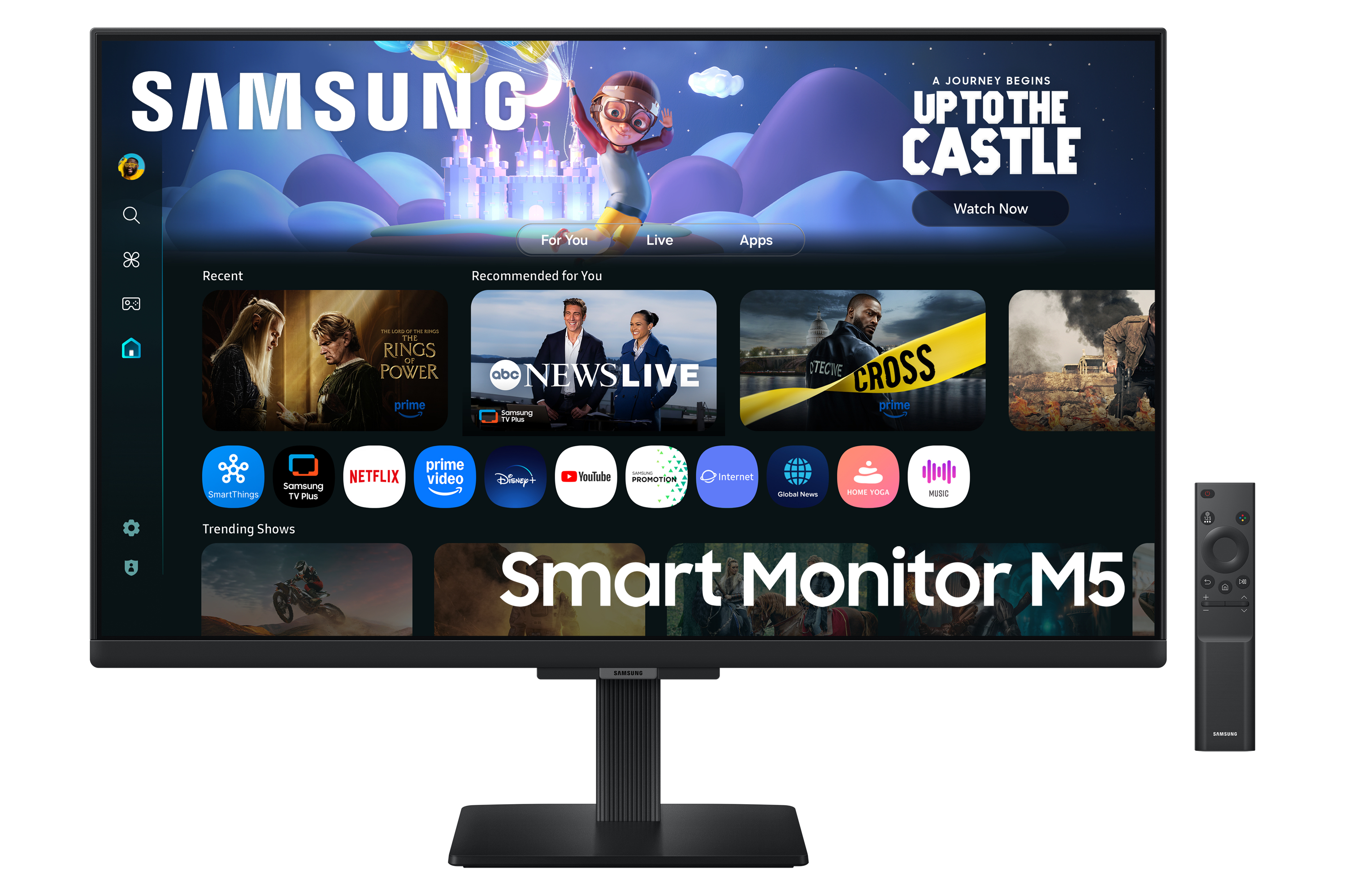 SAMSUNG LS27FM500EUXEN 27p FHD Smart Monitor M50F IPS Panel 60Hz Game Mode...