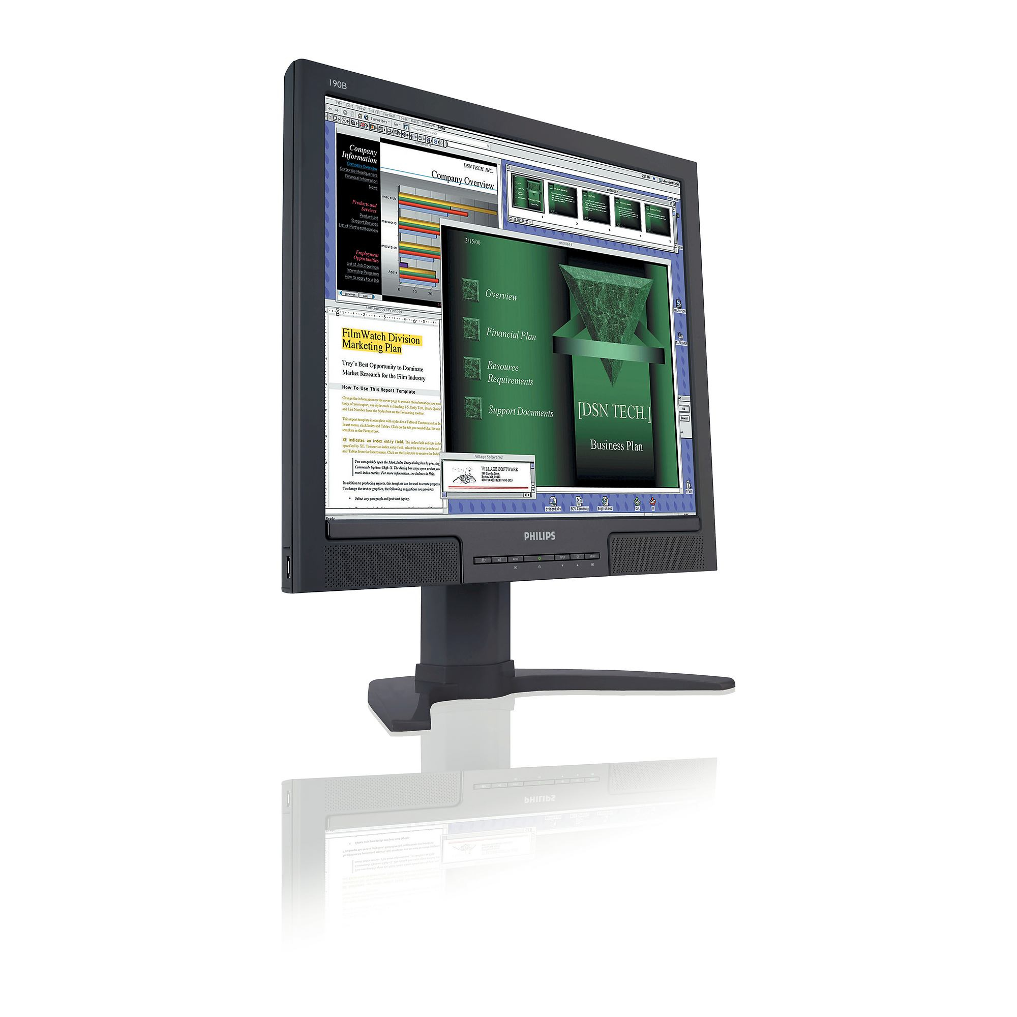 Philips 190B8CB 19" SXGA LCD monitor – image 3