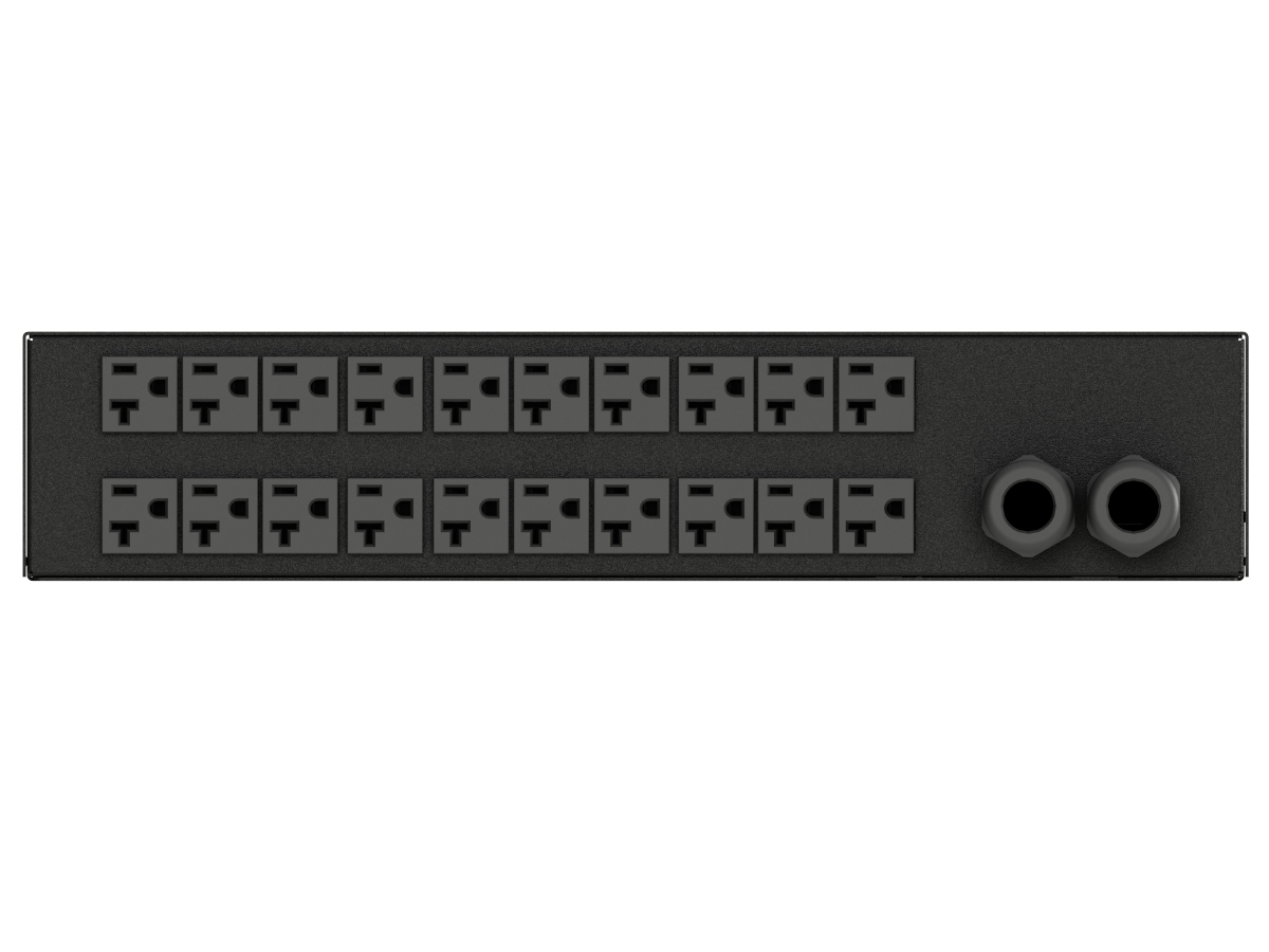 Vertiv Geist AN01X2R1-20S203-3TL5TL5A011-D power distribution unit (PDU) 20 AC outlet(s) 0U Black – image 2