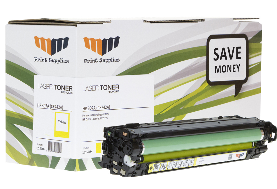 MM Yellow Laser Toner (CE742A / 307A)