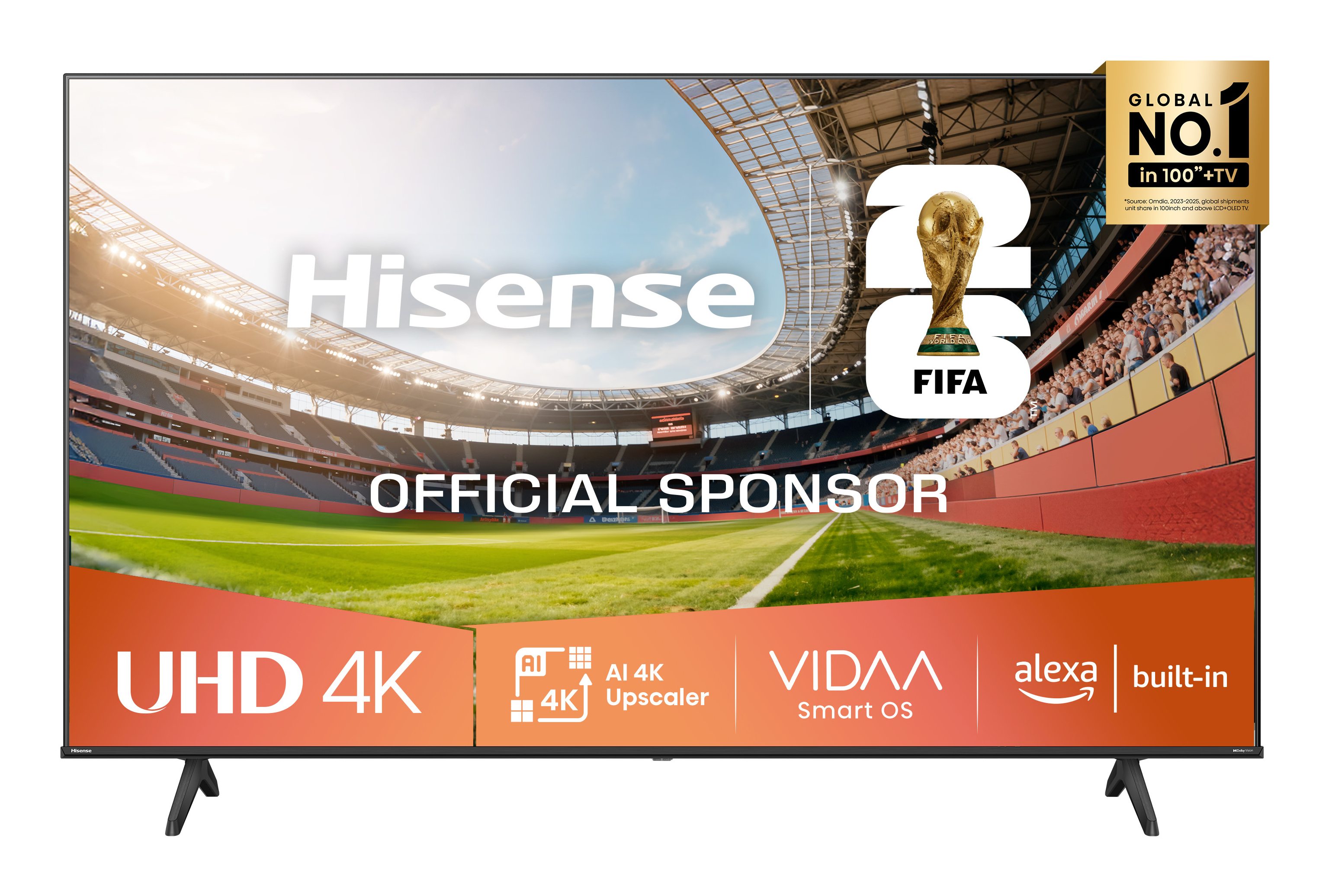 Hisense 58A6Q TV LED 58 (146 cm) 4K UHD 3840x2160 HDR10 TV connecté 4xHDMI 2.1 WiFi — photo 1