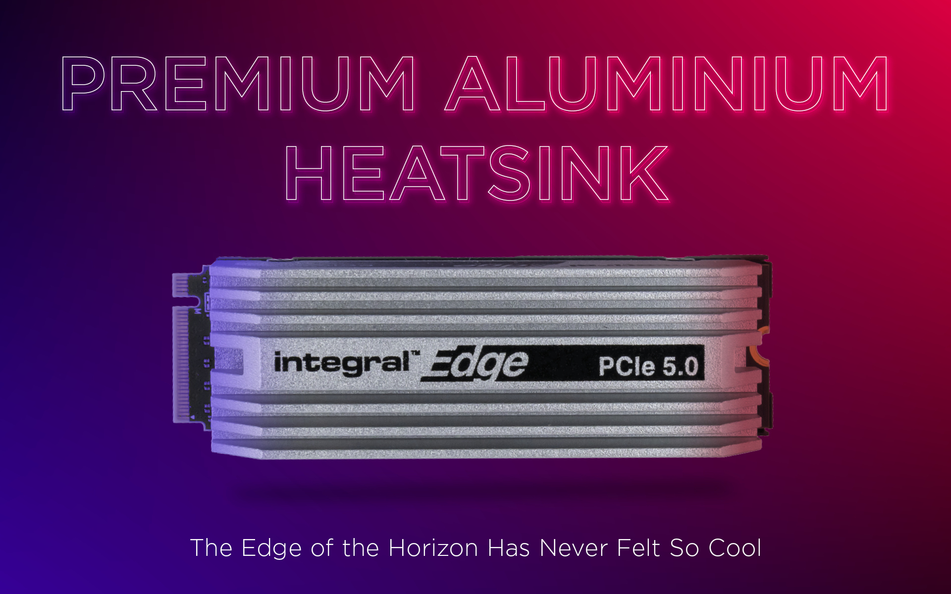 Integral 2TB - 2000GB SSD M.2 2280 NVME 2.0 PCIe Gen5 x4 R-12000MB/s W-10000MB/s IOPS R-1400K W-1400K TLC TBW 1400 WITH HEATSINK EDGE – image 5
