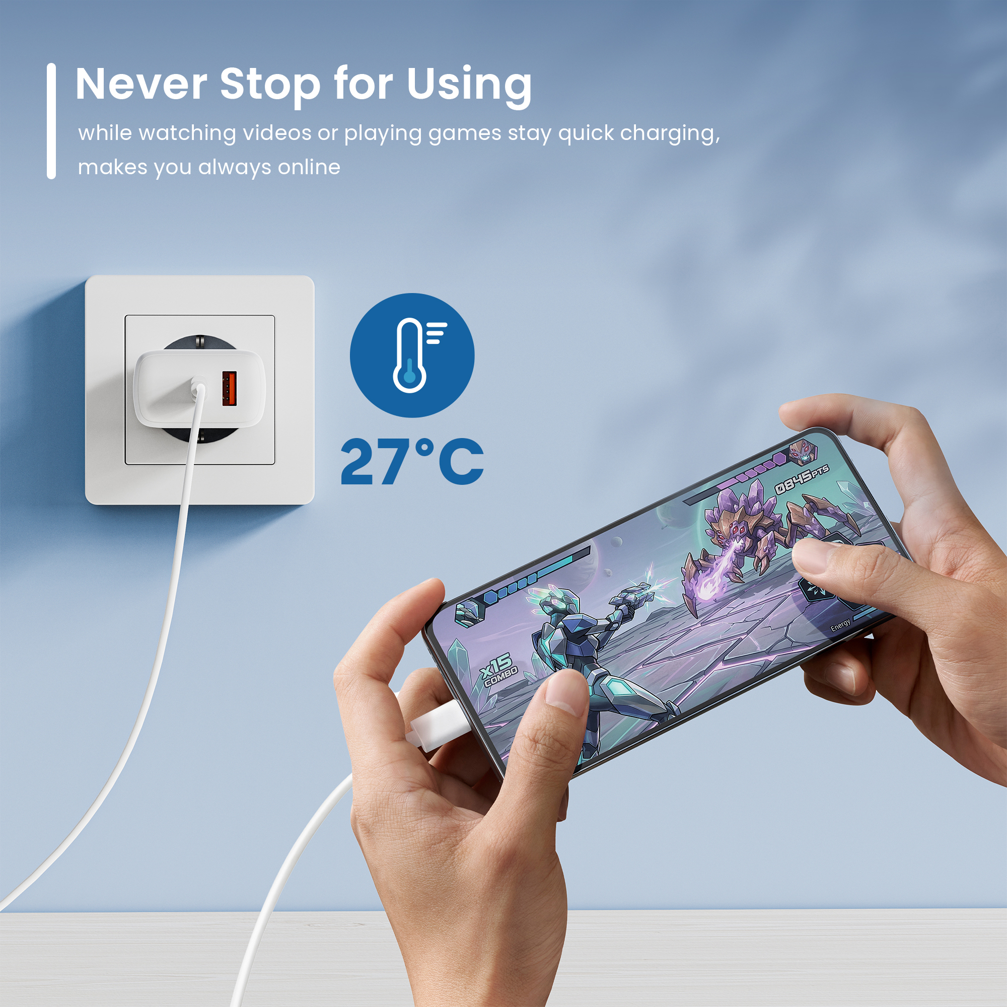 Ewent EW1329 mobile device charger Universal White AC Fast charging Indoor – image 3