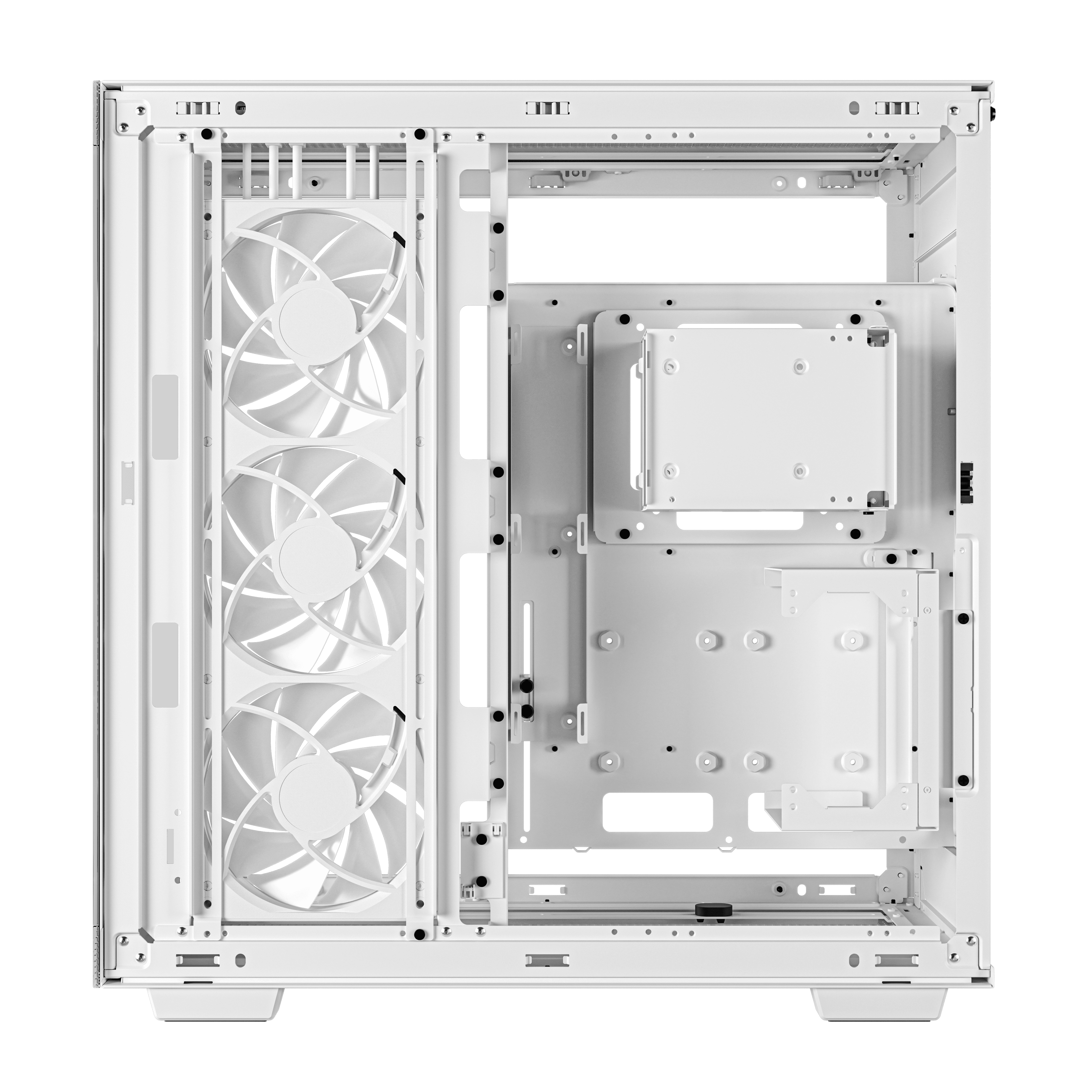 Gabinete Gamer DeepCool CH780 - Torre - Mini-ITX/M-ATX/ATX/E-ATX - 1 Ventilador - Panel Lateral - Blanco - R-CH780-WHADE41-A-1