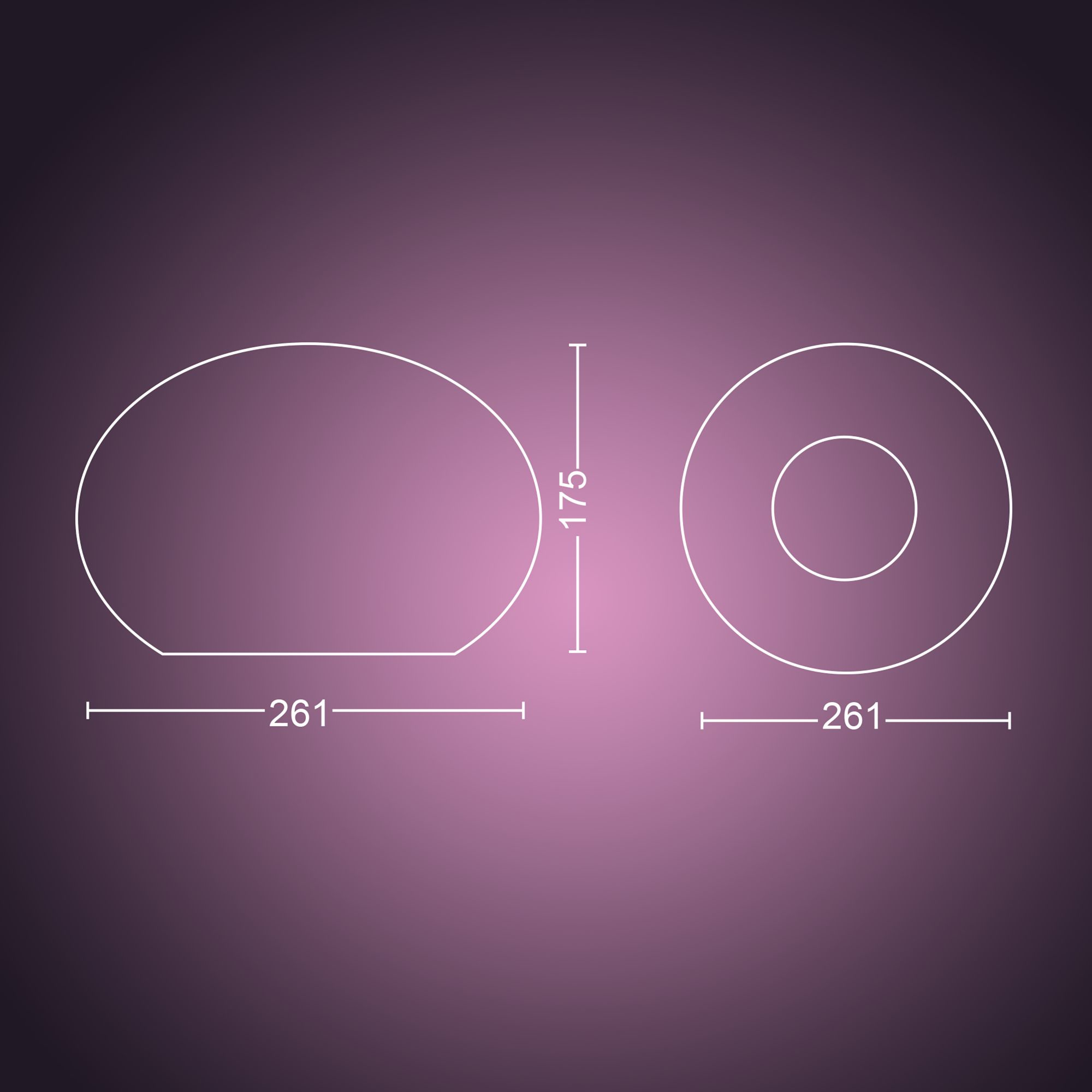 Philips by Signify Philips Hue White and colour ambience Flourish table light – image 5