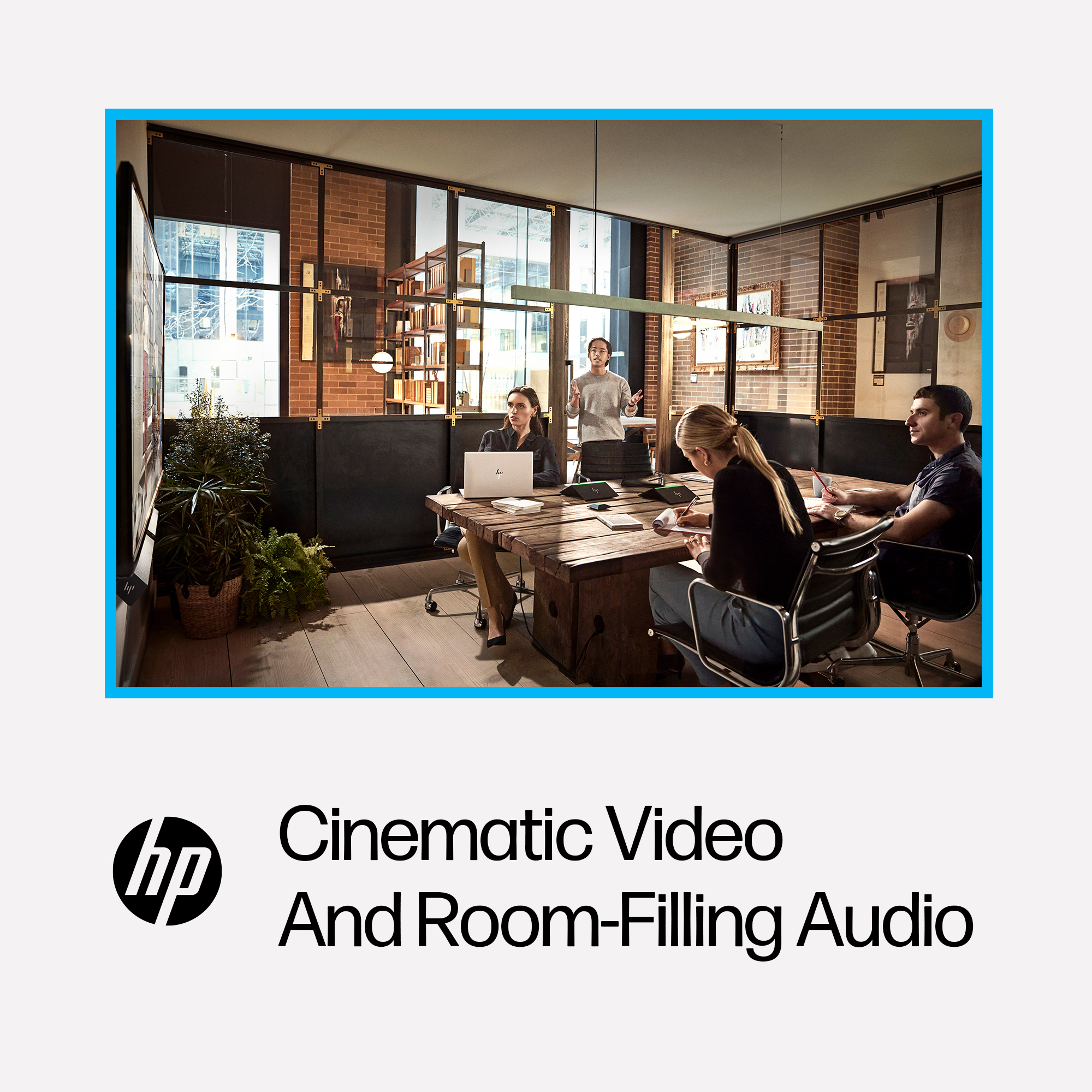 HP Presence Medium to Large Space Solution Plus AI Camera/Mics withMicrosoft Teams Rooms – image 3