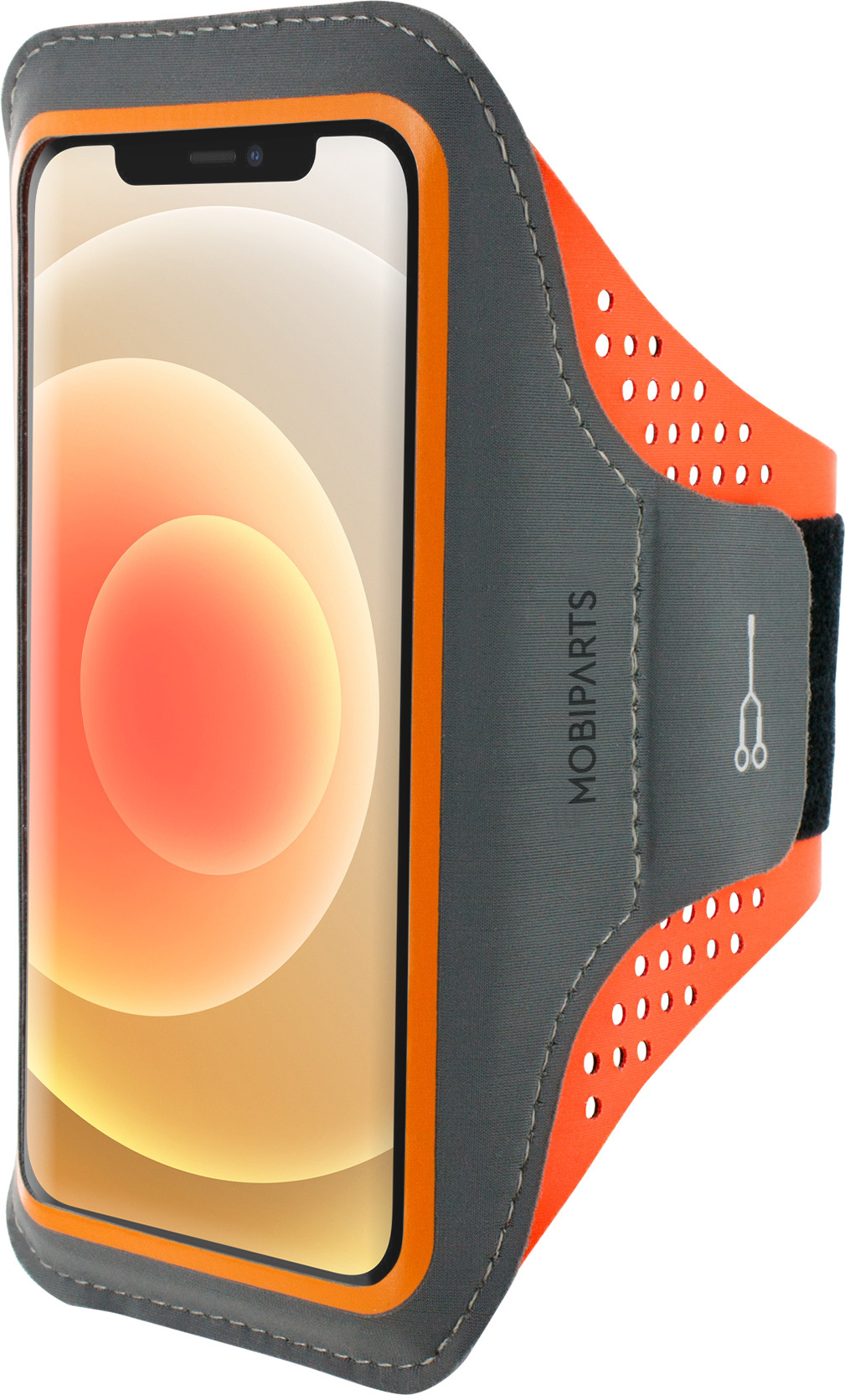 Mobiparts Comfort Fit Sport Armband Apple iPhone 12/12 Pro Neon Orange