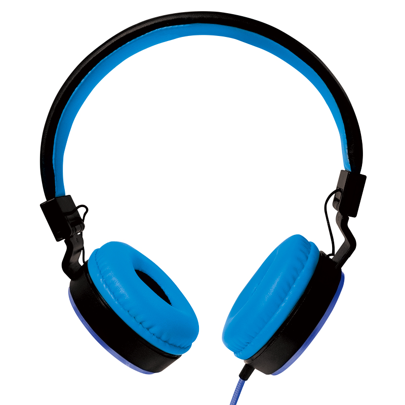 LogiLink HS0049BL headphones/headset Wired Head-band Music Black, Blue – image 4
