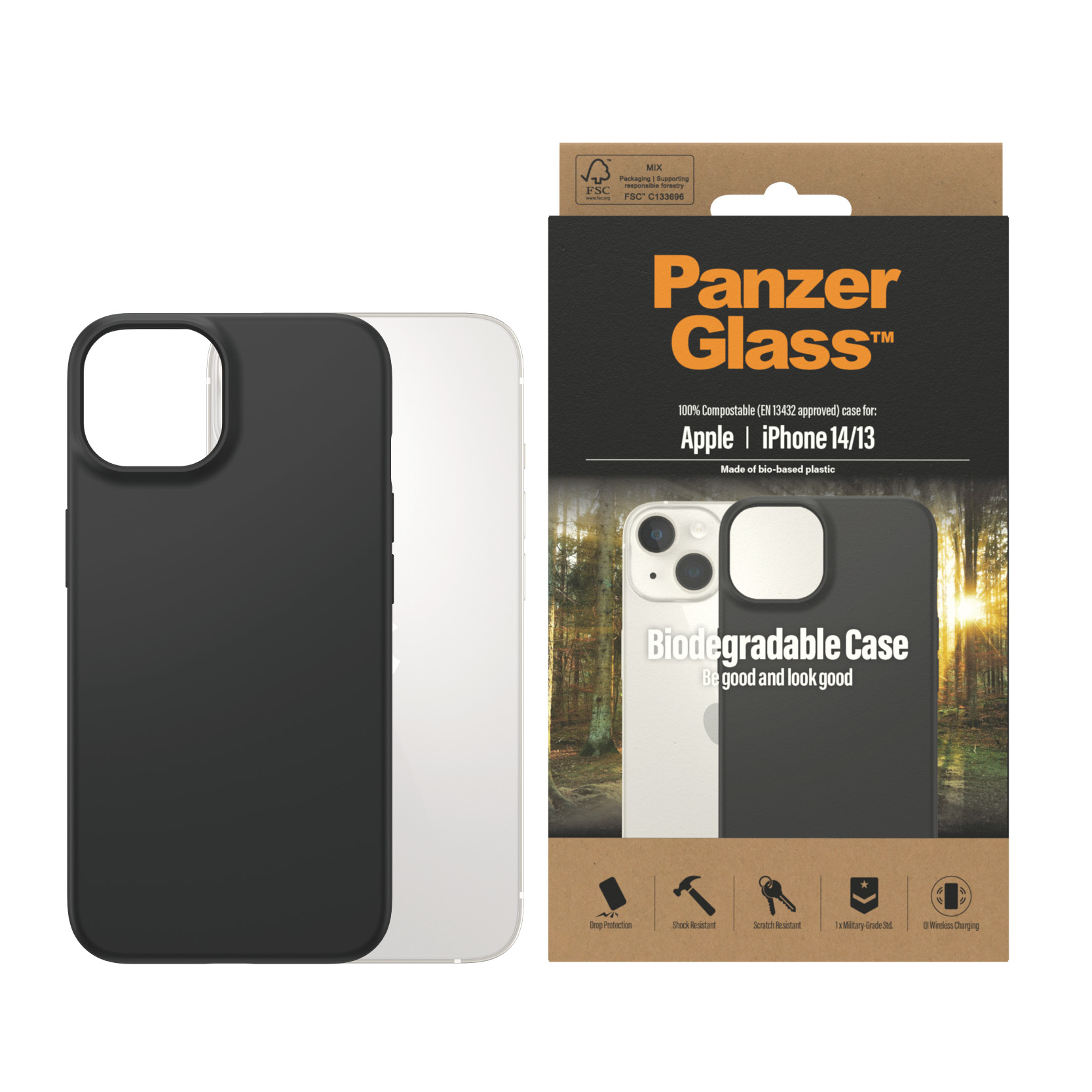 PanzerGlass® Biodegradable Case Black iPhone 14 | 13 – image 2