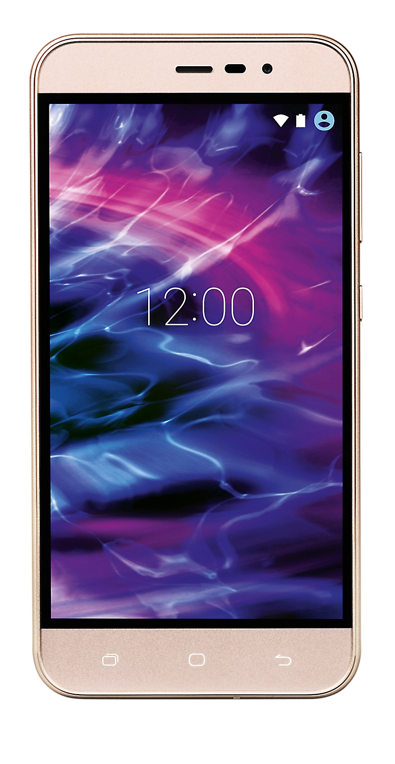 MEDION LIFE P5006 12.7 cm (5") Dual SIM Android 6.0 4G Micro-USB 2 GB 32 GB 2500 mAh Amber, Gold