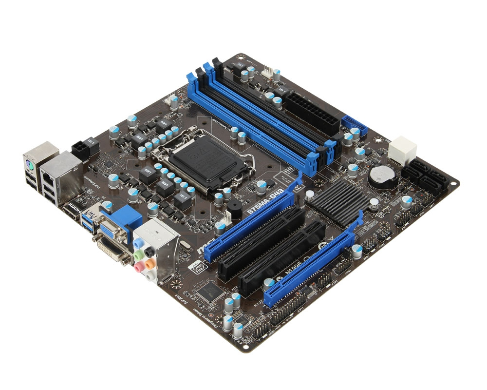 MSI B75MA-G43 Intel B75 LGA 1155 (Socket H2) micro ATX – image 2