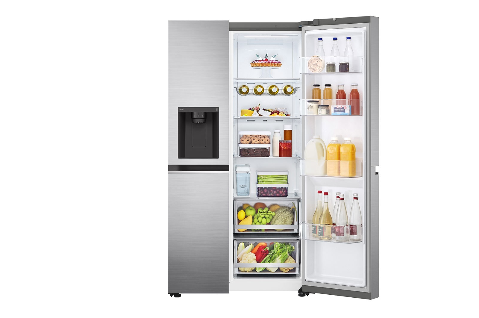 LG GSLV71PZLE side-by-side refrigerator Freestanding – image 9