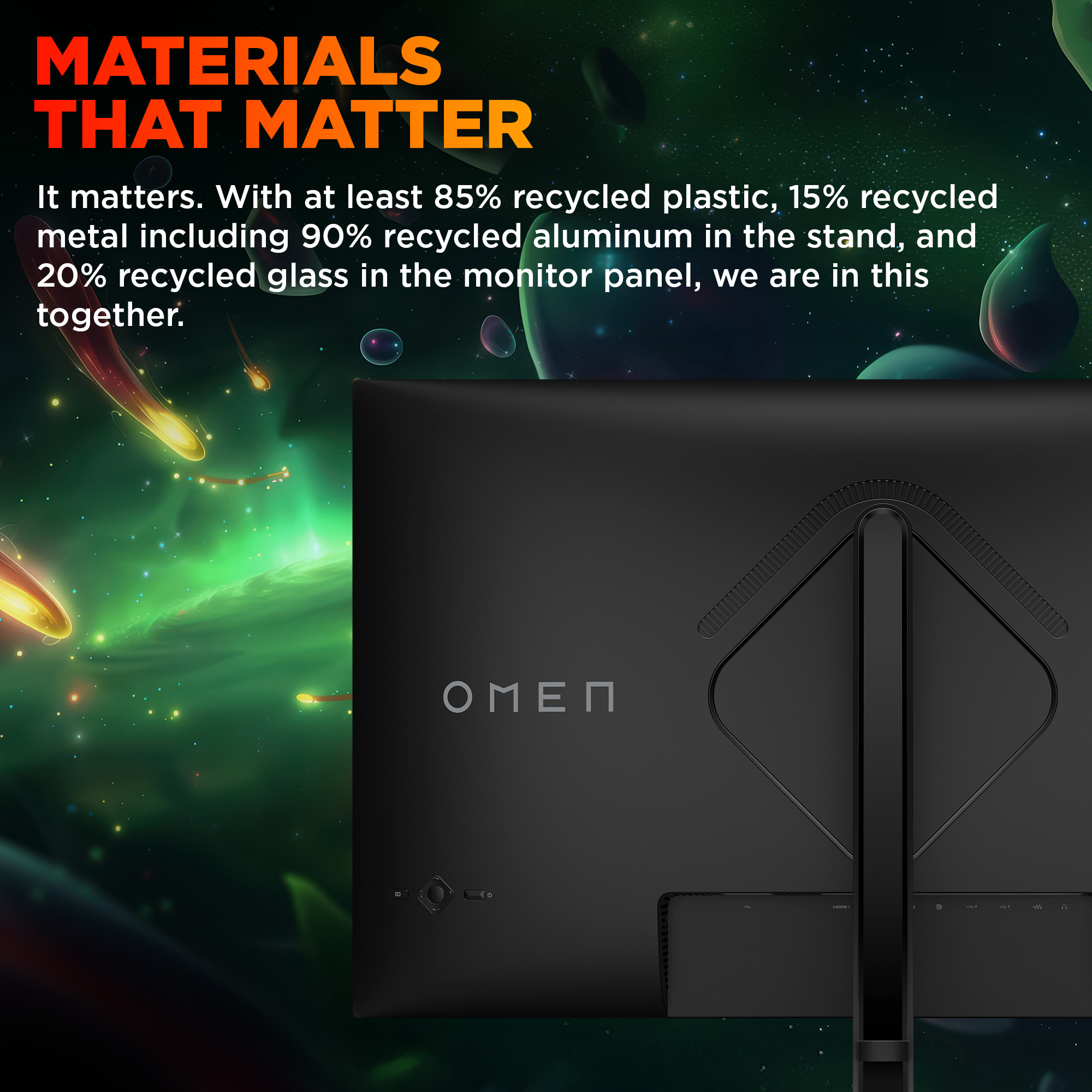 OMEN by HP 31.5 inch UHD 144Hz Smart Gaming Monitor – OMEN 32x image 5