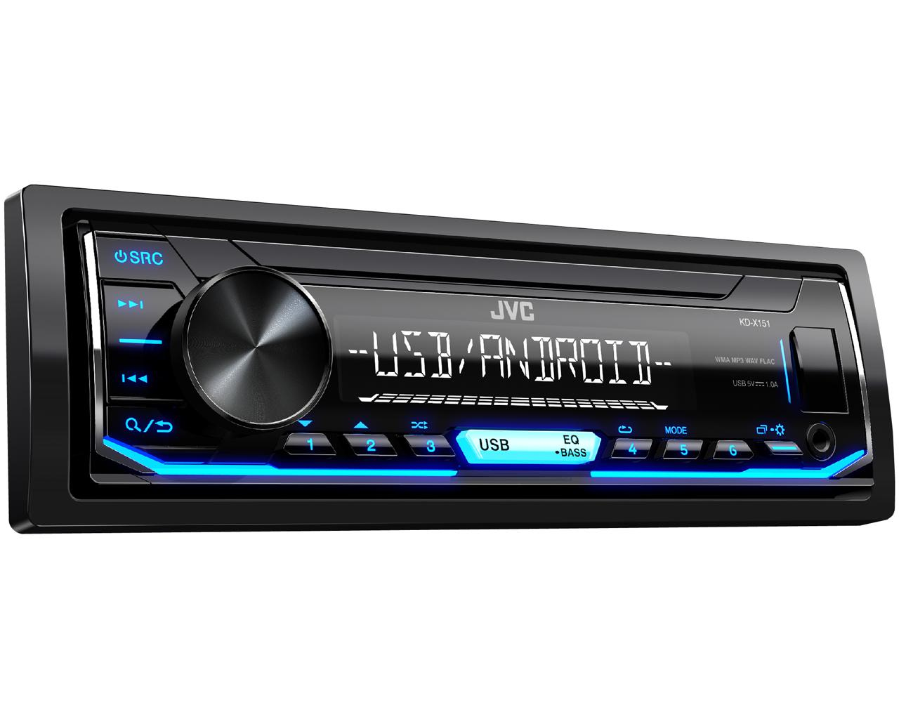 JVC KD-X151 car media receiver Black – image 2