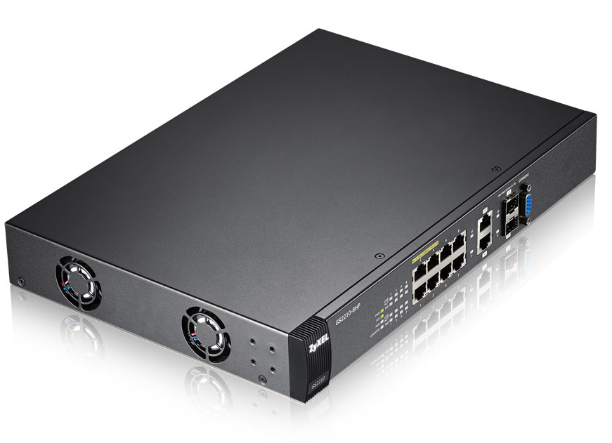 Zyxel GS2210-8HP network switch Managed L2 Gigabit Ethernet (10/100/1000) Black – image 2