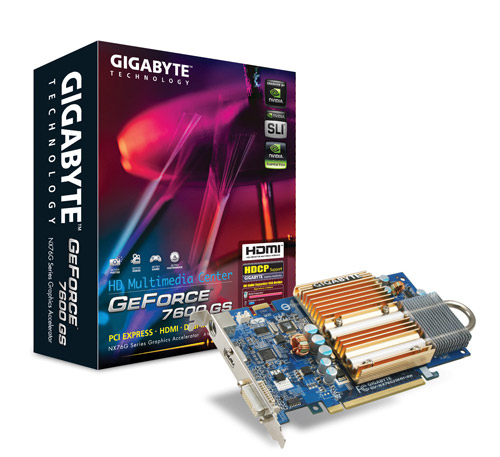 GIGABYTE GF 7600GS 256MB GDDR2