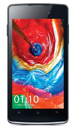 Oppo Joy 10.2 cm (4") Dual SIM Android 4.2 3G Micro-USB 0.5 GB 4 GB 1700 mAh Black